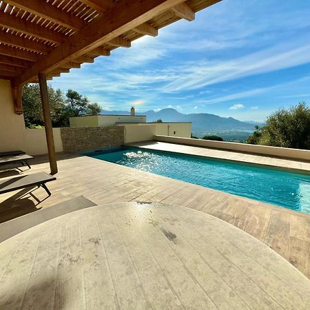 Super Villa Moderne Corbara Vue Mer Exterior foto