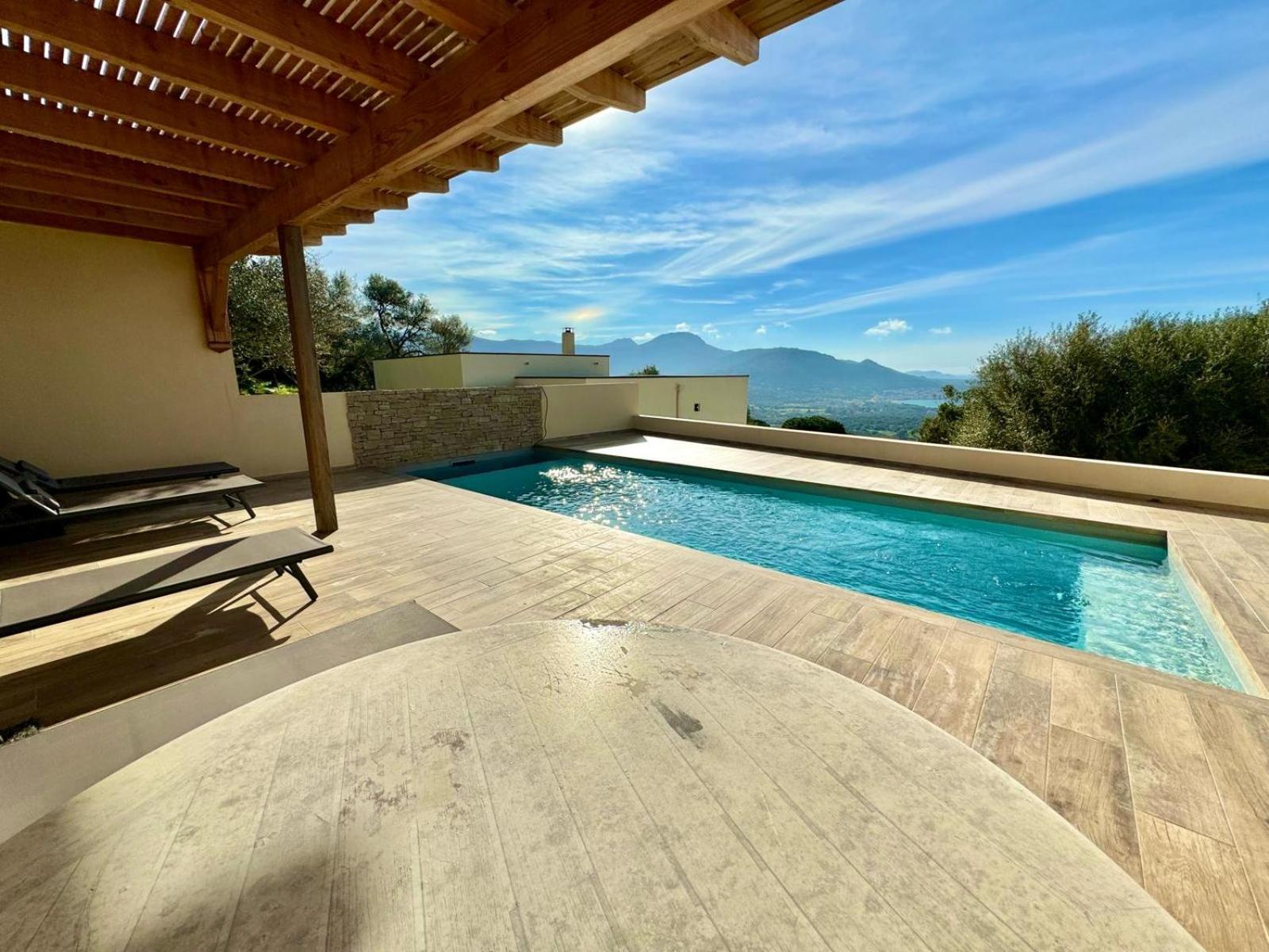 Super Villa Moderne Corbara Vue Mer Exterior foto
